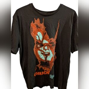 Black Graphic Chuky T-Shirt 2/22 $ on selected item